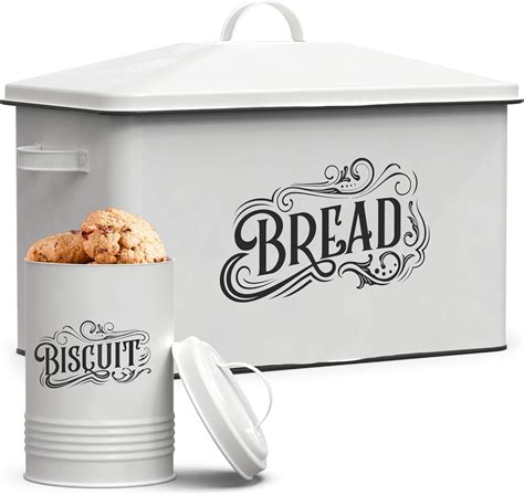 metal bread box amazon|extra large metal bread box.